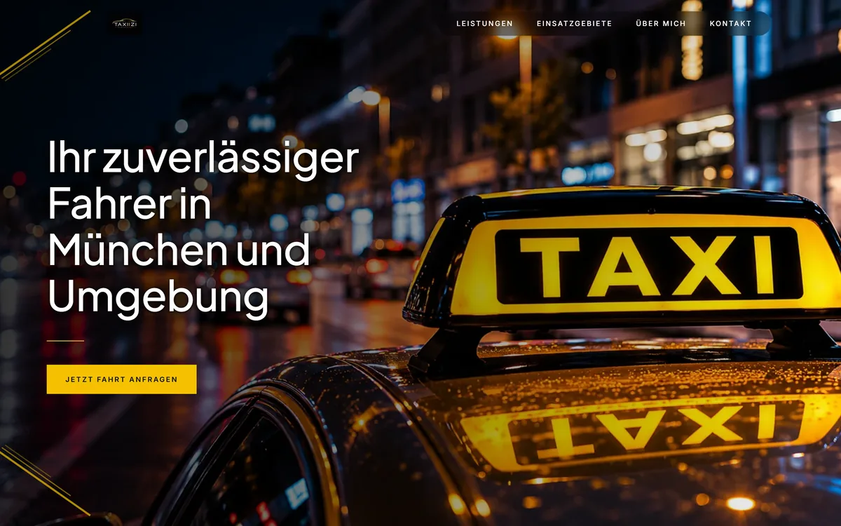 Startseite von Taxi IZI